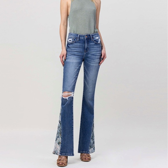 Vervet High Rise Stretch Flare Jeans - Picture 10 of 12